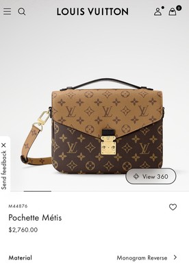 Louis Vuitton Pochette Metis Reverse Monogram