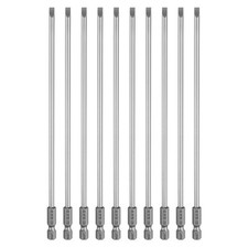 10pcs SL4.0 Slotted Screwdriver Bits 6" Magnetic Head Screw Driver Drill Bit
