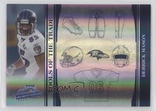 2006 Playoff Absolute Memorabilia Spectrum Blue 4/10 Derrick Mason #TOT-45 y0i