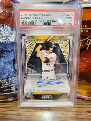 Konnor Griffin Pittsburgh 2024 Bowman Draft Class of 2024 Autograph PSA 9 Mint