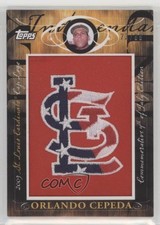 2010 Topps Jumbo Packs Manufactured Hat Logo Relic 23/99 Orlando Cepeda HOF b8h