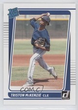 2021 Panini Donruss Rated Rookies Triston McKenzie #50 06wp