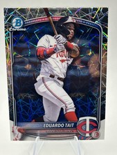 2025 Bowman Draft Mega - Prospect Lazer Refractor #BDC-39 Eduardo Tait