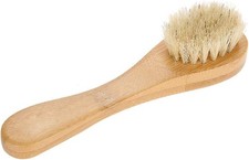 Haosie Face Brush, Dry Brush, Face Brushes Exfoliator, Wood Handle Manual Facia