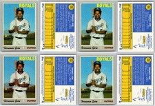 Terrance Gore 4 Card Lot - Kansas City Royals / Cubs / Dodgers / New York Mets