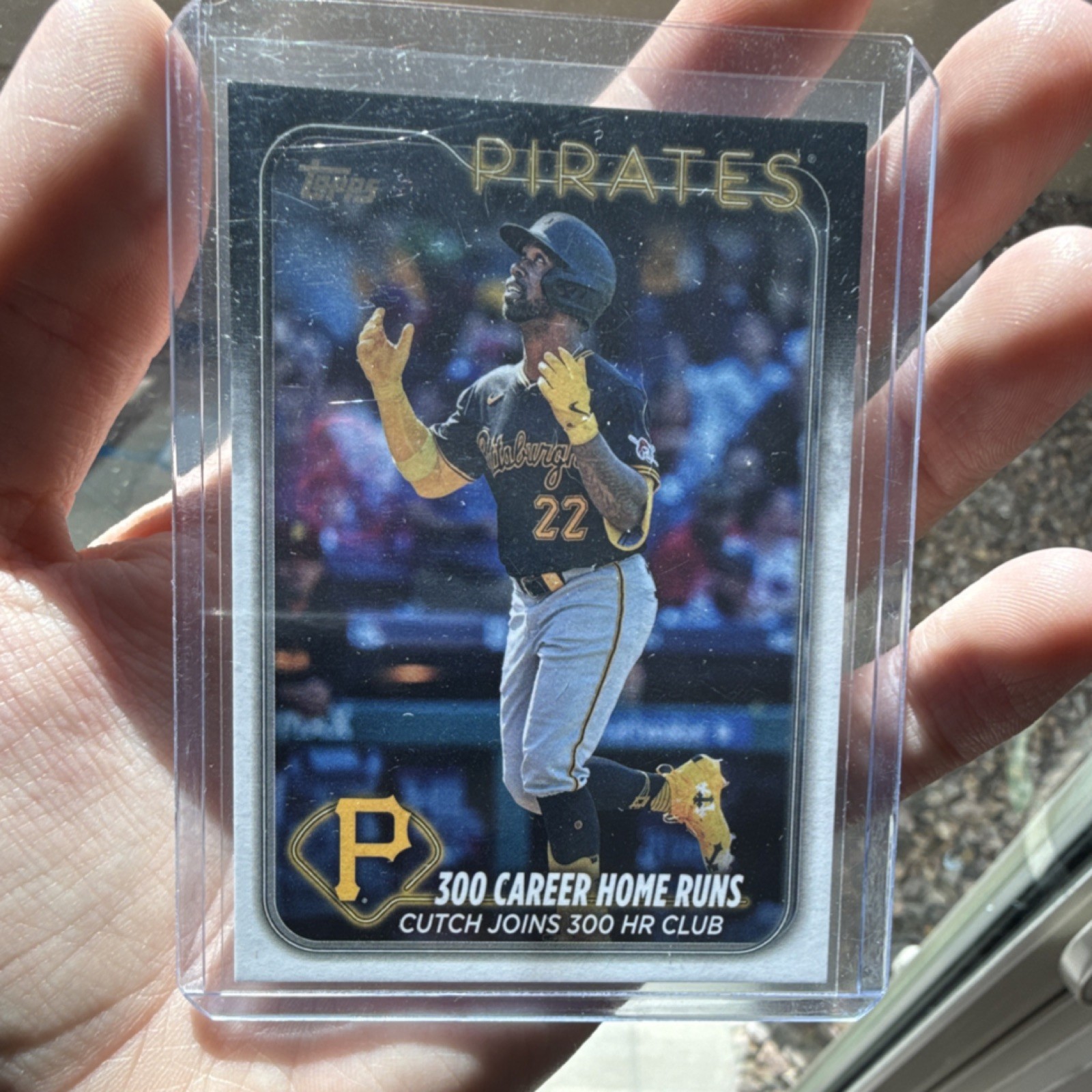 Topps Update Series Andrew McCutchen #US254 Pirates 2024 golden mirror