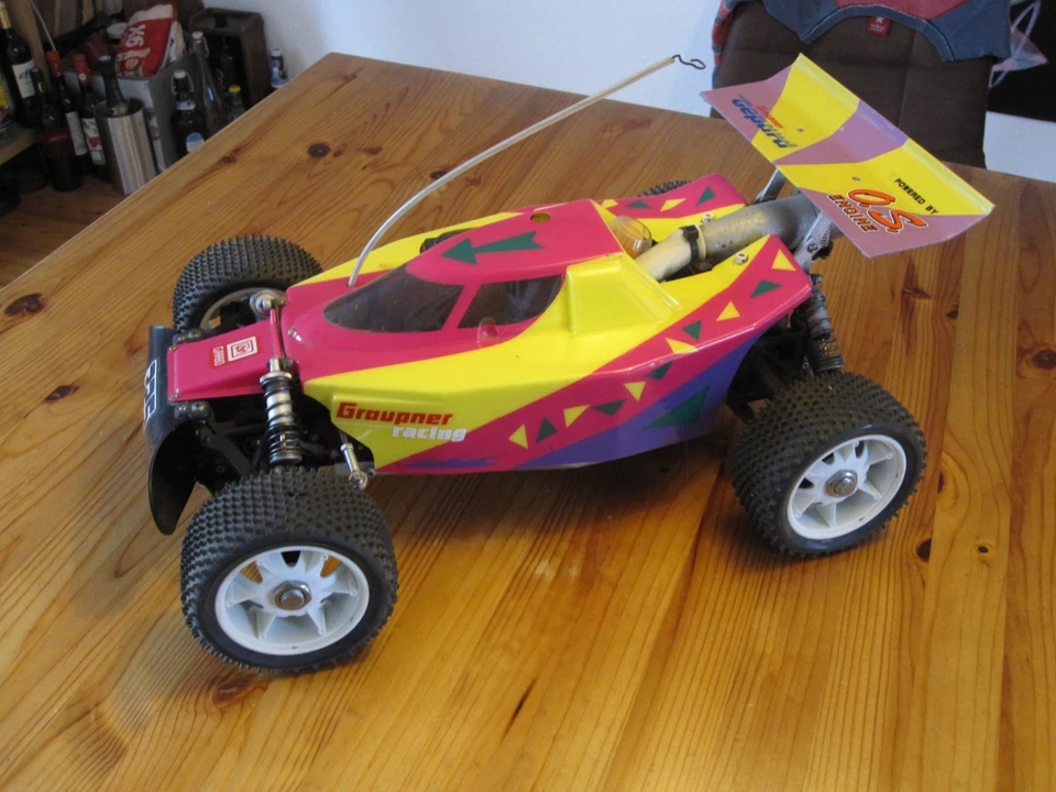 Graupner Garbo Gepard 3 4WD RC Buggy 1:8 mit Os Max 3,5ccm Motor - Bild 3 von 4