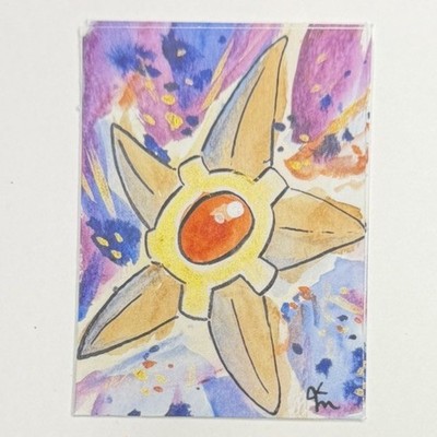 ACEO PRINT Fan Art Staryu Jaimekristineart ATC Card 2.5x3.5  Watercolor Painting