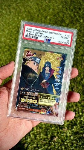 PSA 10 ITACHI 2007 DCD NARUTO ULTIMATE MISSION CH 4 #168