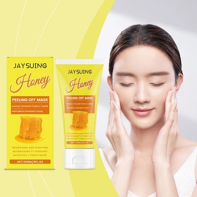Honey Peel Off Mask - Gentle Exfoliating Hydrating Face Mask for Pore Cleansing