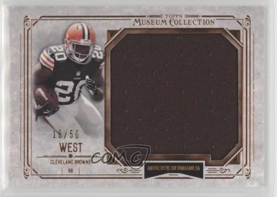 2014 Topps Museum Collection Jumbo Relics Copper /50 Terrance West Rookie RC a7t