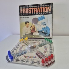 Vintage 1965 Frustration Board Game | Peter Pan Playthings | Pop-O-Matic Dice 