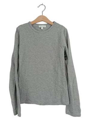 Vertbaudet Langarmshirt Kinder Gr. 150/152 Grau Meliert Basic Baumwolle
