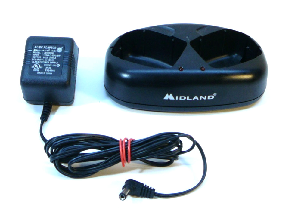 Midland AVP10 Dual Desktop Charger with AC Adapter (18CVP8) [M]bin