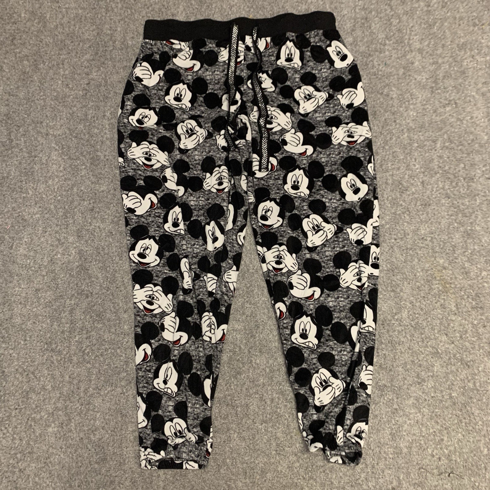 Disney Mickey Minnie Mouse Womens Pajama Pants Size Large L 12-14 Juniors