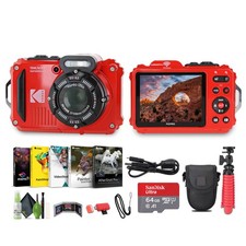 KODAK PIXPRO WPZ2 Rugged Waterproof Dustproof Digital Vlogging Camera Red 