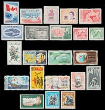 Canada Scott 453, 469-489 (1967-68) Mint NH VF, Cat. Value $8.45 B