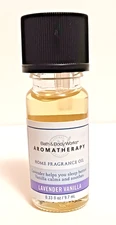 Bath and Body Works Aromatherapy Home Fragrance Oil Lavender Vanilla
