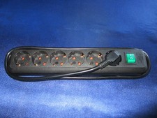 Brennenstuhl Eco-Line, Steckdosenleiste 6-Fach , Schwarz, 1,5 Meter, NEUWERTIG