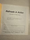 1966 Railroads In Action Picture Book american Association Railroads  — photo 3