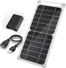 Mini 5V 6W USB Solar Panel, Portable 5 Volt 6 Watt High Efficiency Monocrystalli