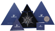 2005 Swarovski Crystal Rockefeller Cntr Star Snowflake Annual Christmas Ornament