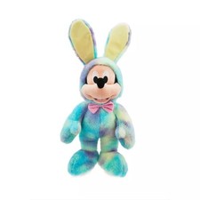 CUDDLY MICKEY MOUSE PLUSH EASTER BUNNY 18" H "DISNEY STORE 2020" LOGO ON FOOT