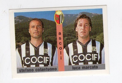 EUROFLASH FOOTBALLERS 1990-91 FIGURE NUMBER 316 ACCOLANTUONO, MARKED