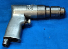 INGERSOLL RAND PNEUMATIC DRILL  MODEL 7802 W/ JACOBS CHUCK 3/8-24 THD 1/16-3/8"