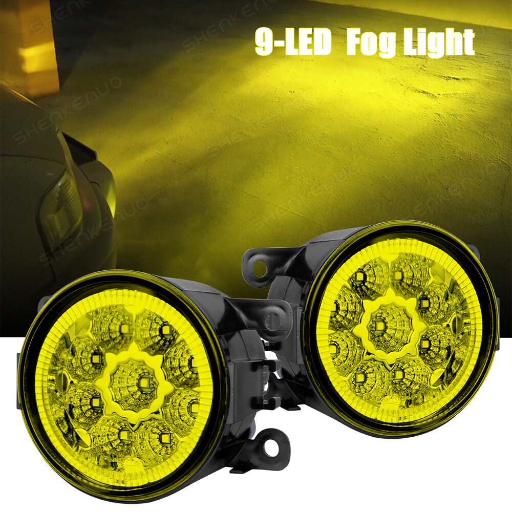 9LED Bumper Fog Light Lamp Assembly For Nissan X-Trail Xtrail T30 2000-2006