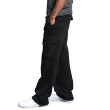 Men's Pants Cargo Sweatpants Pro Club Trousers Tracksuit Bottoms Jogging Sports