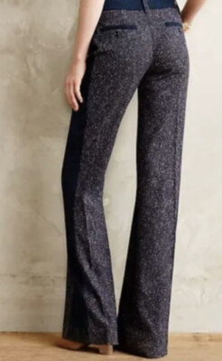 Anthropologie Elevenses Womens The Brighton Trouser Pants Gray  display picture 1