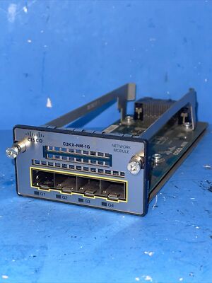 Cisco Catalyst C3KX-NM-1G  4 SFP Ports Network Modul For Cisco 3560X And 3750X