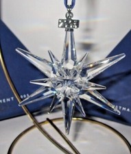 2005 Authentic Austrian Swarovski Christmas Annual 3" Star-Snowflake Ornament 