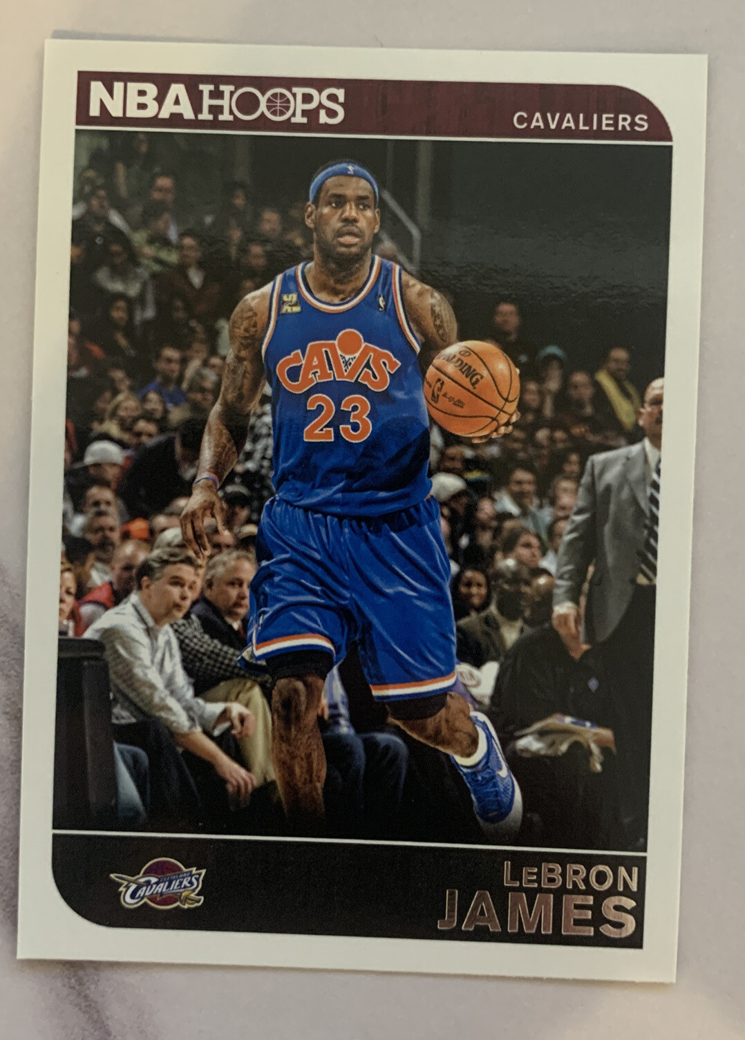2014-2015 NBA Hoops Lebron James #117 Cleveland Cavaliers Future HOF