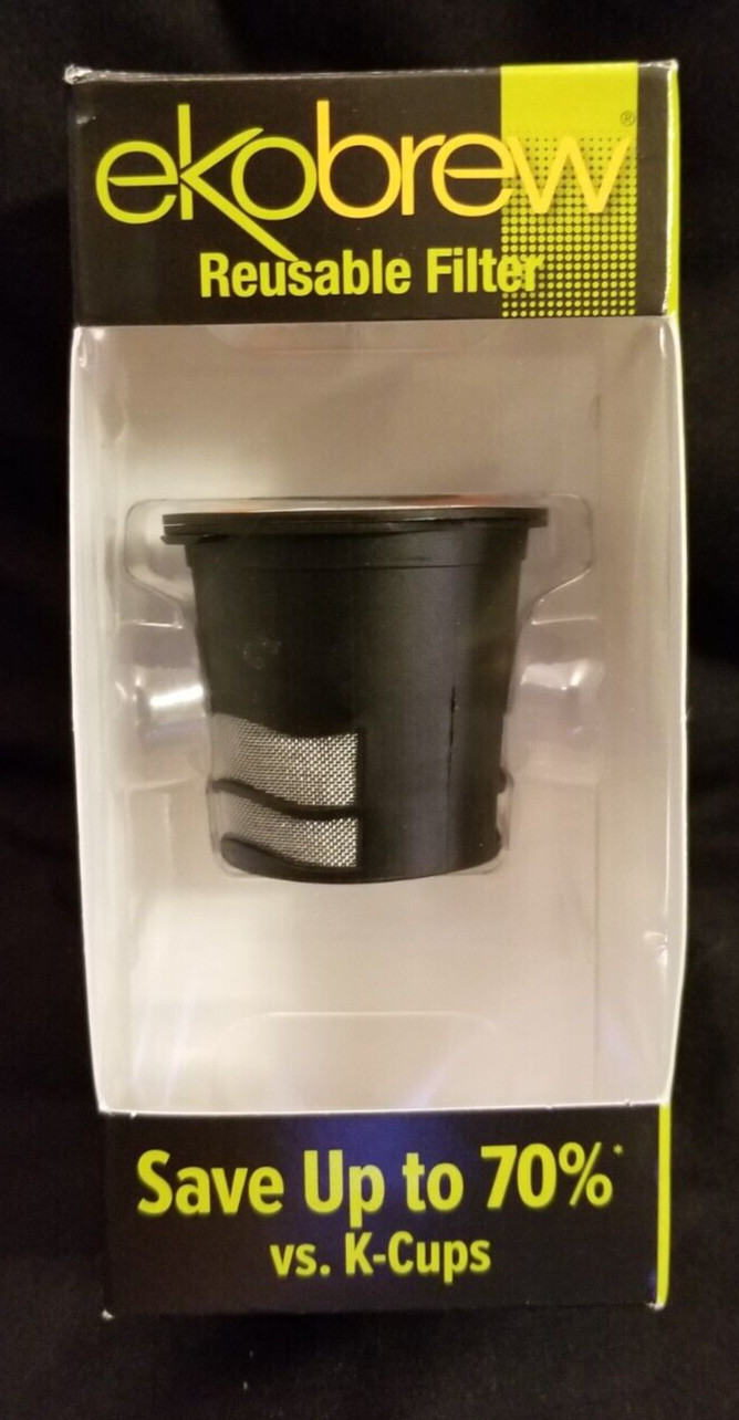 Ekobrew Reusable Refillable K-Cup Filter for 2.0 and 1.0 Brewers