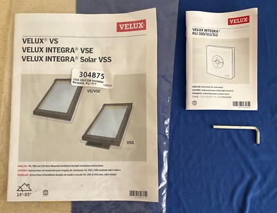 VELUX Skylight VS, Integra VSE, Solar VSS Installation Instructions & Tool