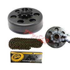 3.5-7HP 170F Engine Go Kart Quad Centrifugal Clutch 10T 420 Chain 3/4" Bore US
