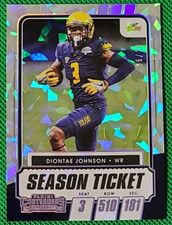 DIONTAE JOHNSON /23 2021 Panini Contenders Draft Picks Cracked Ice Prizm SSP