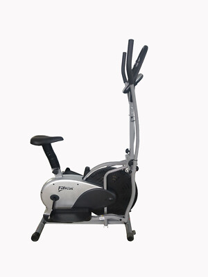 PRO CROSS TRAINER in 1- EXERCISE BIKE CARDIO FITNESS WORKOUT MACHINE  F4H