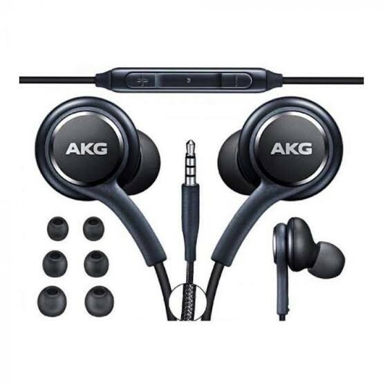 AKG EO-IG955 In-Ear Headphones with Built-In Microphone - Titanium Gray for  sale online | eBay