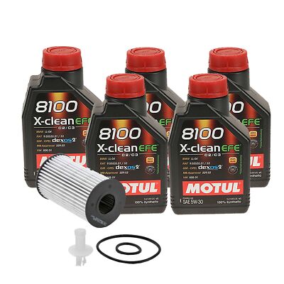 5L Motul 8100 X-CLEAN EFE 5W30 Wix XP Filter Motor Oil Change Kit For Toyota