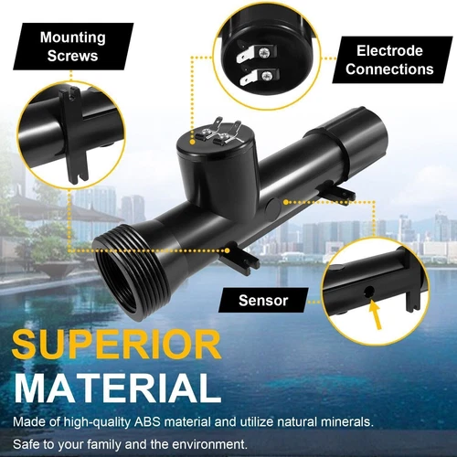 Kit transformador ionizador cámara de repuesto para piscina ionizador eléctrico 4CH4002R y 460304 - Imagen 12 de 18
