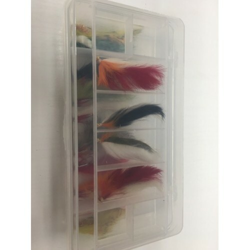 14 Goldhead Zonkers in a Mini Cantilever Box,Trout Flies,Fishing Flies - Picture 3 of 3