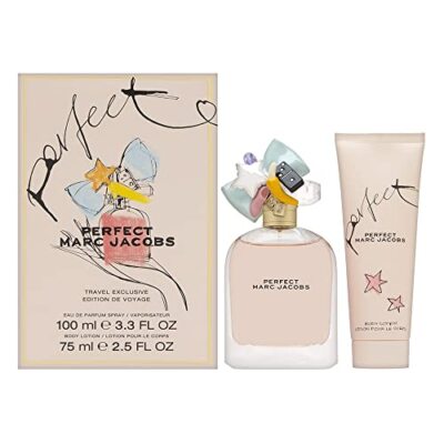 Marc Jacobs Perfect 3.4oz EDP + 2.5oz Body Lotion 2pc Gift Set for Women