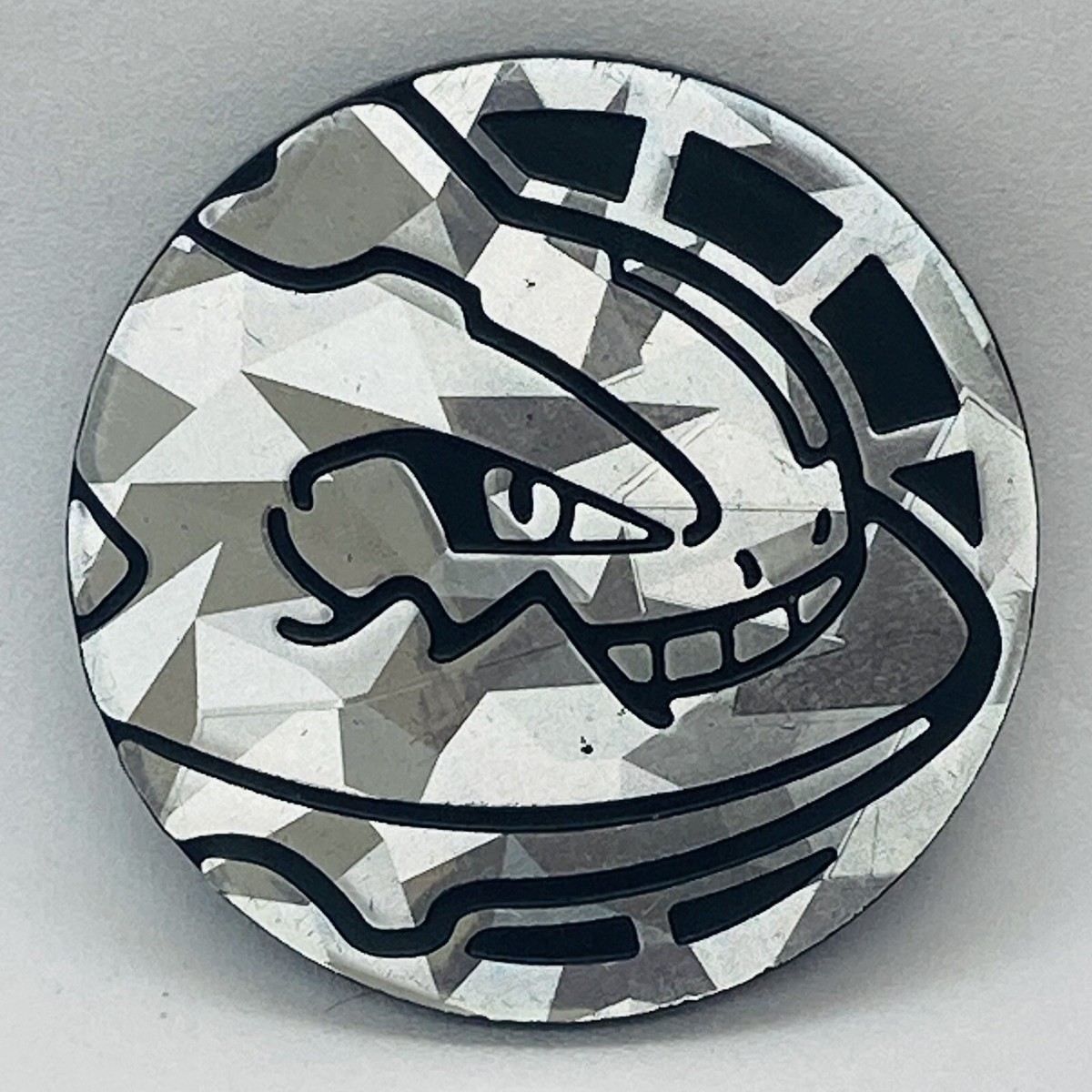 Pokemon Trading Card Games Steelix Silver Plastic Medal Japanese