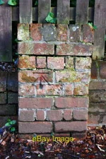 Photo 6x4 Benchmark on wall pier Redlands Road Reading Ordnance Survey cu c2014