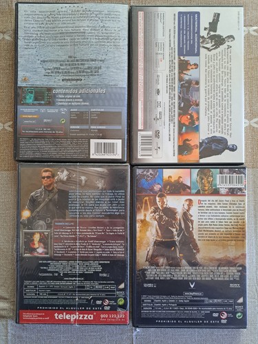 DVD TERMINATOR 1 , 2 , 3 Y SALVATION - ESPAÑOL - ENVIO CERTIFICADO INCLUIDO - Imagen 2 de 2