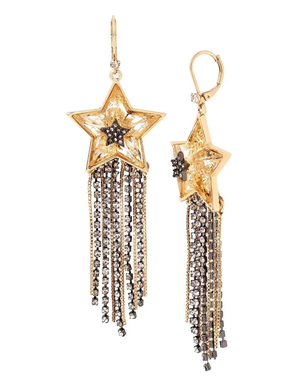 Betsey Johnson Star Fashion Earrings