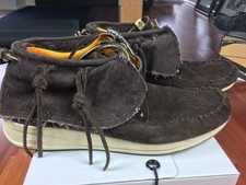 Visvim fbt JP Shaman brown corduroy w/ box and dust bag